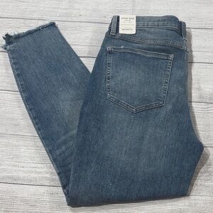 Lucky Brand Brigette Ankle Cropped High Rise Denim Jeans